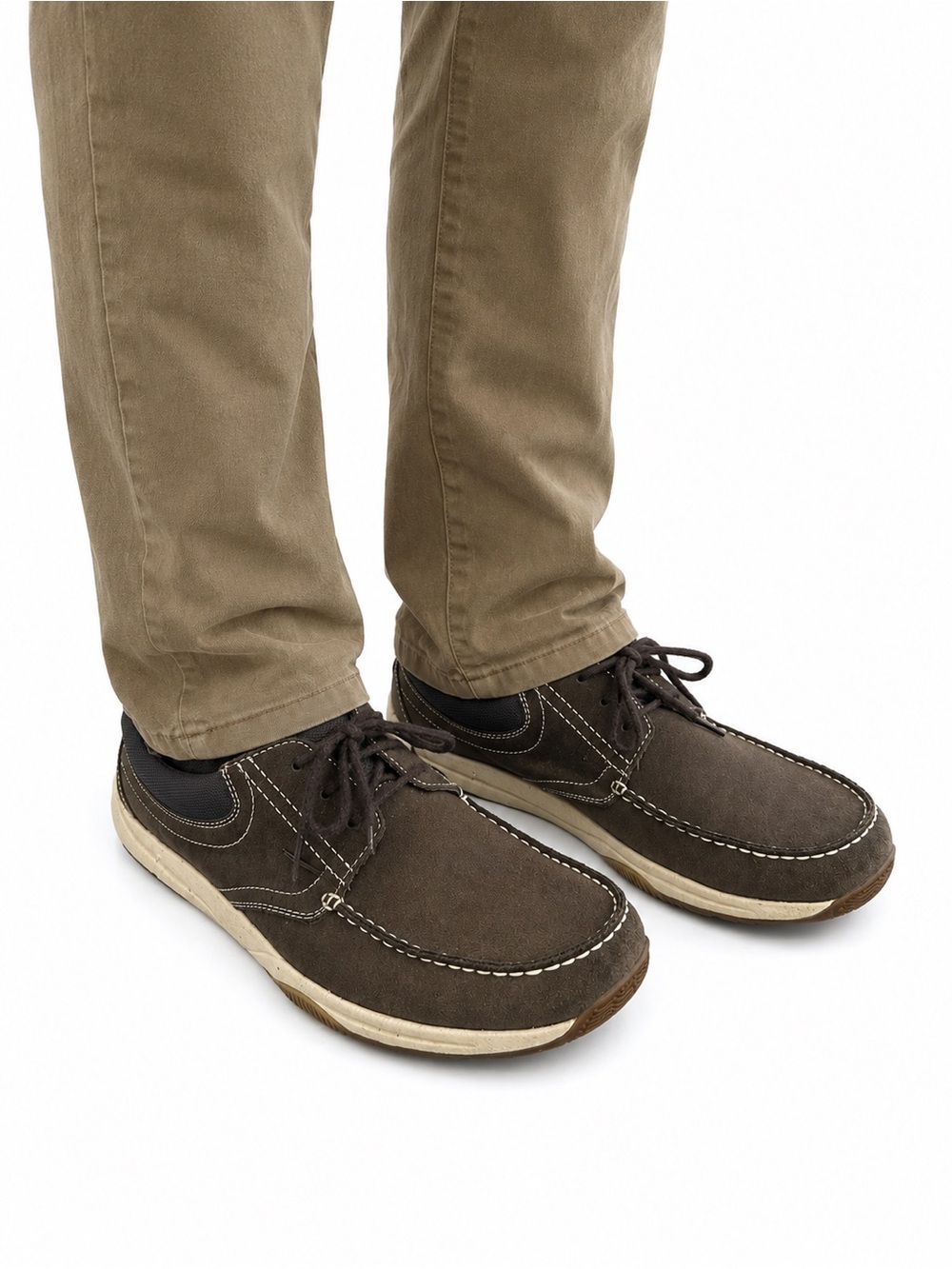 Size 11‎ Clarks Men’s Moc Toe Oxford Casual Comfort Lace Up Brown Shoes